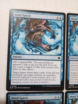 X4 Mind Spiral 59 C BLB Bloomburrow MTG Magic The Gathering Sorcery Cards - Image 2