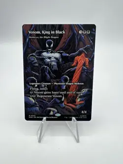 MTG Marvel Spiderman Venom King In Black Borderless Non Foil 0022 - Image 1