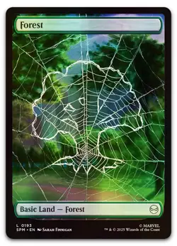 Forest (0193) #193 (Foil) (NM) Spider-Man SPM Magic MTG - Image 1