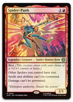 Spider-Punk #92 (Foil) (NM) Spider-Man SPM Magic MTG - Image 1