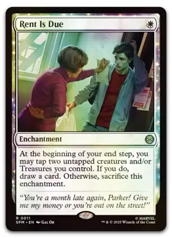 Rent Is Due #11 (Foil) (NM) Spider-Man SPM Magic MTG - Image 1