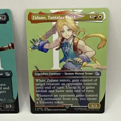 MTG - Fang, Fearless I'Cie & Zidane, Tantalus Thief (Borderless) Final Fantasy - Image 3