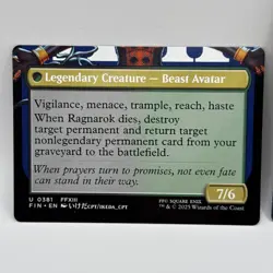 MTG - Fang, Fearless I'Cie & Zidane, Tantalus Thief (Borderless) Final Fantasy - Image 5