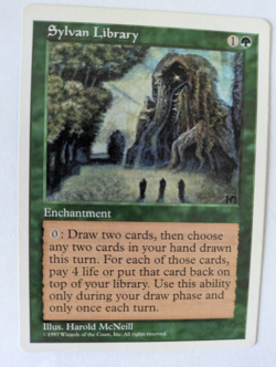 Sylvan Library MTG NM Free shipping with tracking - Image 1