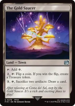 The Gold Saucer - Near Mint MTG Universes Beyond: FINAL FANTASY - Image 1