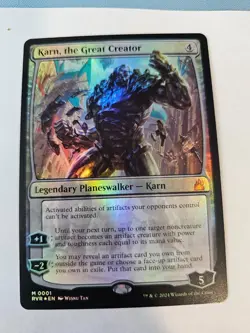 MTG - Karn, the Great Creator FOIL - Ravnica Remastered - Image 1