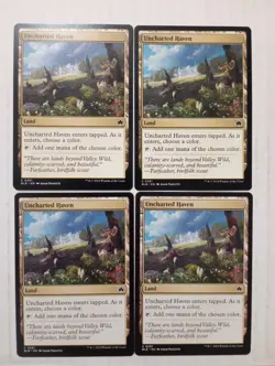 X4 Uncharted Haven 0261 C BLB Bloomburrow MTG Magic The Gathering Land Cards - Image 1