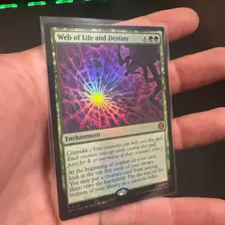 Web of Life and Destiny 0122 MTG Spider-Man Foil M/NM - Image 1