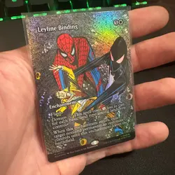 Leyline Binding 0002 MTG Spider-Man FOIL NM/M - Image 1