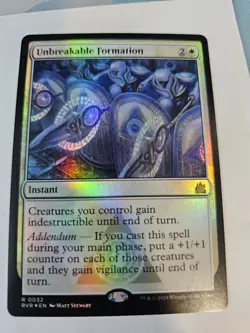 MTG - Unbreakable Formation FOIL - Ravnica Remastered - Image 1