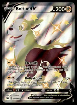 Boltund V SWSH085 HOLO P Sword & Shield Promo Pokemon NM HOLO - Image 1