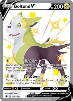 Boltund V SWSH085 HOLO P Sword & Shield Promo Pokemon NM HOLO - Image 4