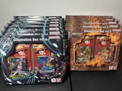 One Piece Illustration Boxes Vol 5-6 (Lot of 12) Sealed - Image 1