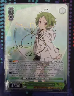 Weiss Schwarz SP Foil Autographed Sylphiette MTI/S83-E022SP English - Image 1