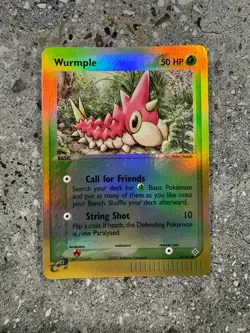 Pokemon TCG Cards Wurmple 81/97 Dragon Reverse Holo - Image 1