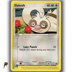 Pokemon Sandstorm Slakoth Non Holo Common 80/100 LP - Image 1