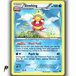 Pokemon XY Breakpoint Slowking 21/122 Holo Rare Card LP - Image 1