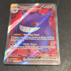 Pokemon Gengar ex Full Art Ultra Rare Holo SV05 Temporal Forces 193/162 310 HP - Image 1