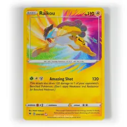 Pokemon - Raikou - 050/185 - SWSH Vivid Voltage - Amazing Rare Card - Image 1