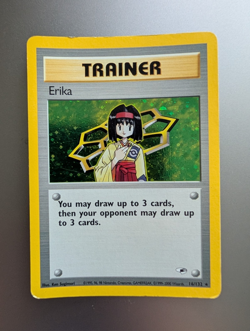 Pokemon TCG Gym Heroes Erika Trainer Holo Rare 016/132 - Image 1