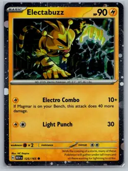 Pokemon Scarlet & Violet 151 - Electabuzz 125 Cosmos Holo - Image 1