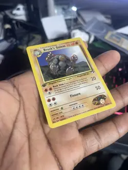 Brock's Golem | Gym Heroes 20/132 Vintage 2000 Pokemon Card | Rare 1st edition - Image 1