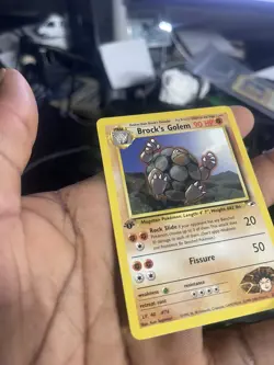 Brock's Golem | Gym Heroes 20/132 Vintage 2000 Pokemon Card | Rare 1st edition - Image 5