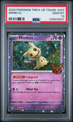 2024 POKEMON TRICK OR TRADE #037 MIMIKYU PSA 10 - Image 1