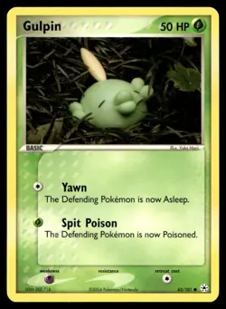 Yuka Morii Gulpin 62/101 Hidden Legends Pokemon TCG - Image 1
