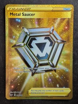 Metal Saucer - 214/202 - Sword & Shield Base (Pokemon) - Image 1