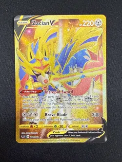 Zacian V - 211/202 - Secret Rare Sword & Shield Base - Pokemon (NM) - Image 1