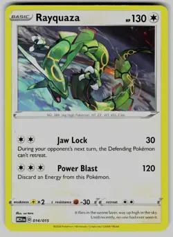 Rayquaza 014/015 Promo McDonald's Promos 2024 Pokemon Near Mint - Image 1