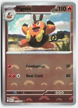 Pignite (Poke Ball Pattern) 012/086 Common White Flare Pokemon Near Mint - Image 1
