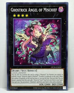 Ghostrick Angel of Mischief - OP18-EN022 - LP/MP - Common - Unlimited - Yugioh - Image 1