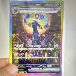 Pokemon TCG Umbreon ex Sv: Prismatic Evolutions 161/131 SIR Full Art Holo EN - Image 3
