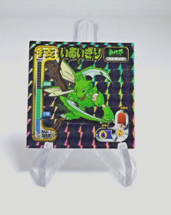 Pokemon Scyther Amada Attack Hyper Sticker Collection 1 #189 Black Prism Holo - Image 1