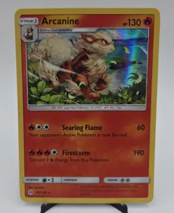 Arcanine 22/149 Holo Holo Rare SM Base Set Holo Near Mint - Image 1