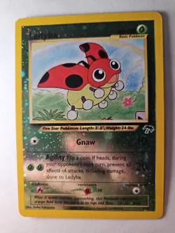 Pokemon TCG Ledyba Southern Islands 7/18 Reverse Holo Promo - Image 1