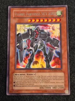 1x (LP) Flying Fortress SKY FIRE - CRMS-EN016 - Rare - Unlimited Edition YuGiOh - Image 1