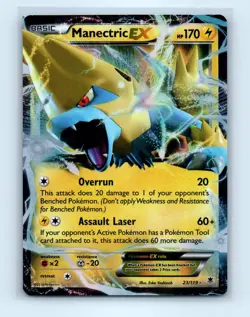 Pokemon tcg XY - Phantom Forces Manectric EX Lightly played - Image 1
