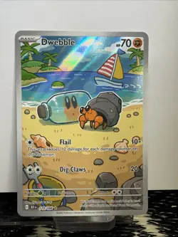 Pokemon TCG Dwebble 129/086 Illustration Rare Black Bolt NM/M Condition - Image 1