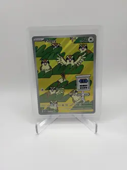 The Pokemon Company Pidgey 207/197 Holo Illustration Rare Obsidian Flames EN - Image 1