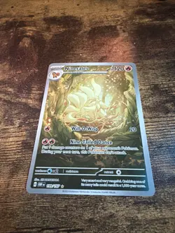 Pokemon TCG Ninetales Illustration Rare 199/197 SV03 Obsidian Flames Holo - Image 5