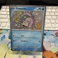 Pokemon TCG-Slowpoke 116/091 Paldean Fates Baby Shiny Rare NM - Image 1