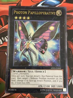 Yugioh Photon Papilloperative AP02 - EN002 Ultimate Rare Near Mint #1 - Image 1