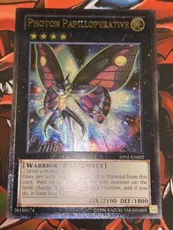 Yugioh Photon Papilloperative AP02 - EN002 Ultimate Rare Near Mint #1 - Image 2