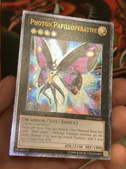 Yugioh Photon Papilloperative AP02 - EN002 Ultimate Rare Near Mint #1 - Image 3