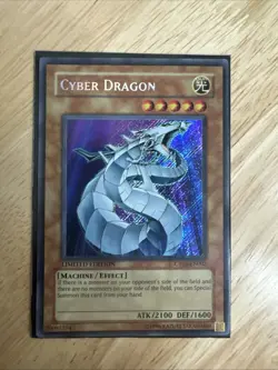 Yu-Gi-Oh Cyber Dragon Limited Edition Secret Rare Card CT03-EN002 - Image 1
