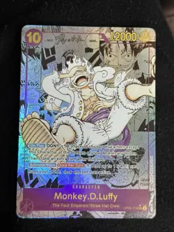 One Piece TCG Monkey D Luffy OP05-119 English Handmade Proxy - Image 1