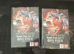 Lot of 2 - One Piece The Time Of Battle OP-16 - Double Pack DP-11 - English - Image 1